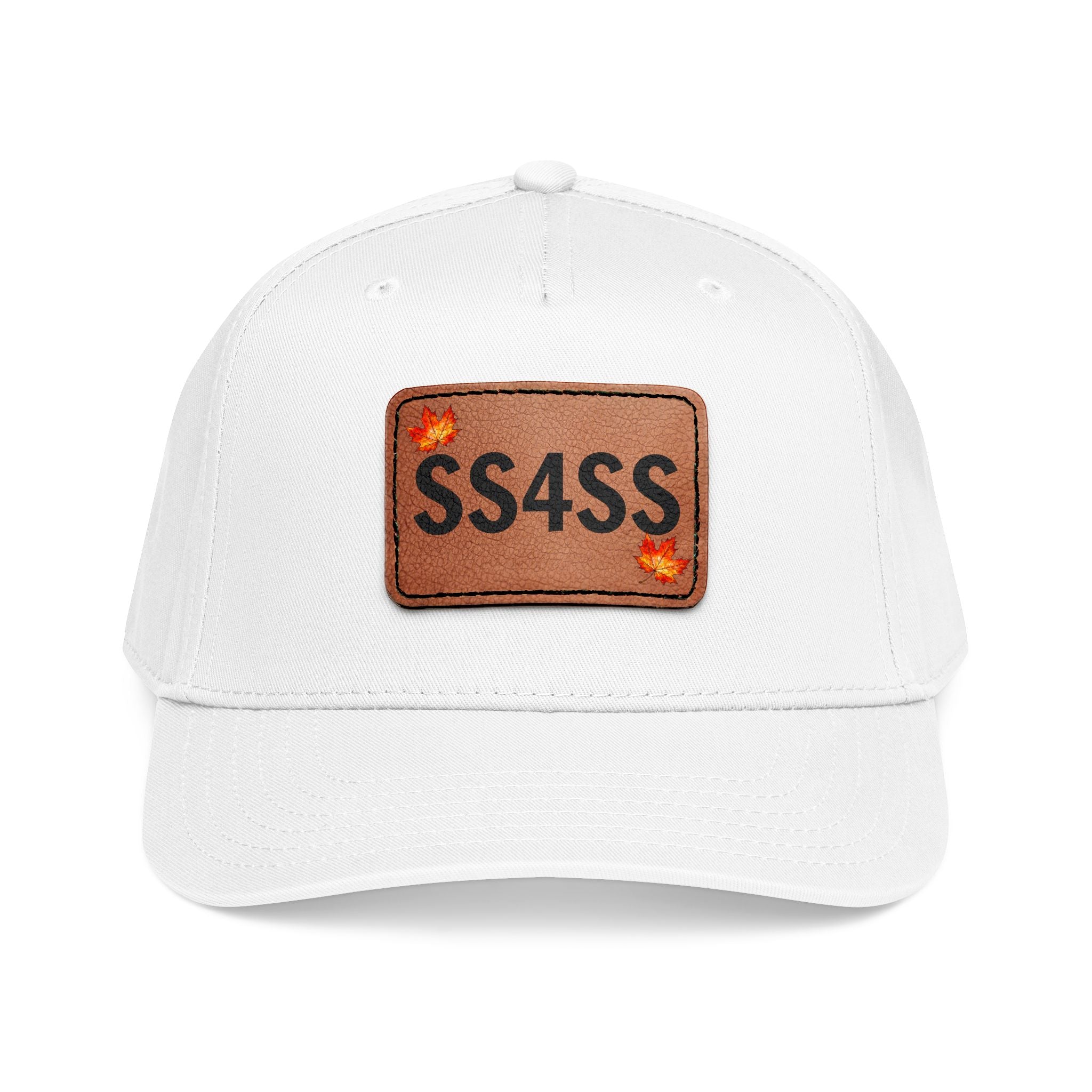 Leather Patch Canadian Maple SS4SS Baseball Hat