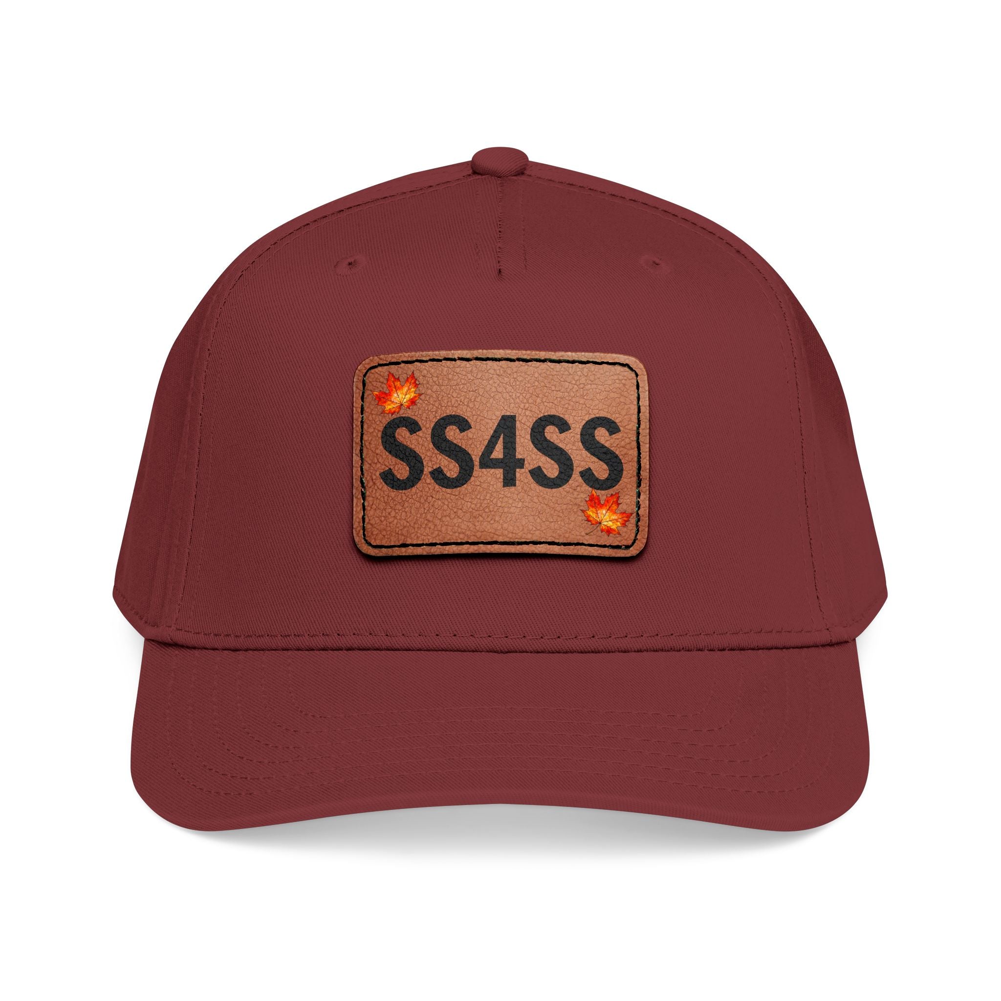 Leather Patch Canadian Maple SS4SS Baseball Hat