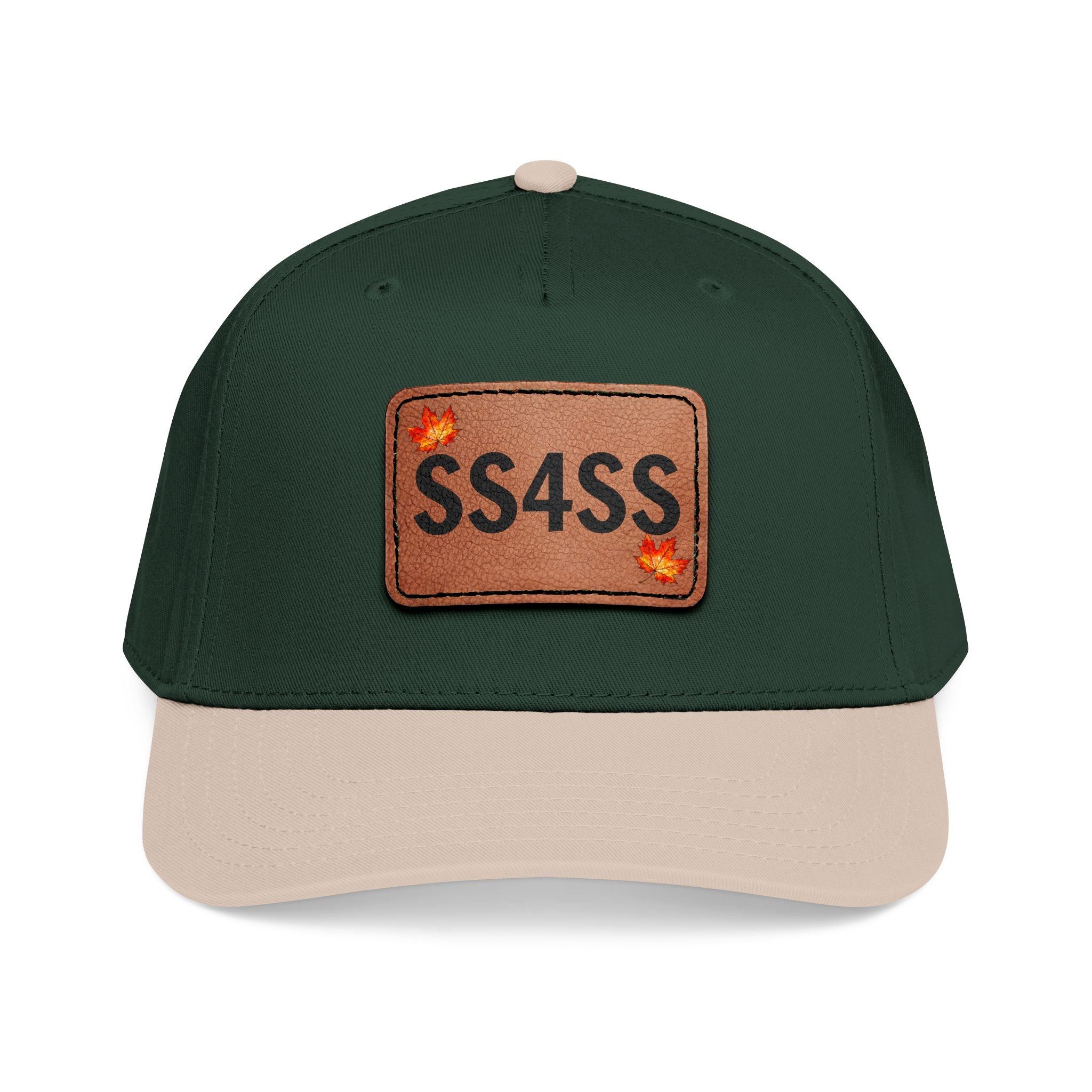 Leather Patch Canadian Maple SS4SS Baseball Hat