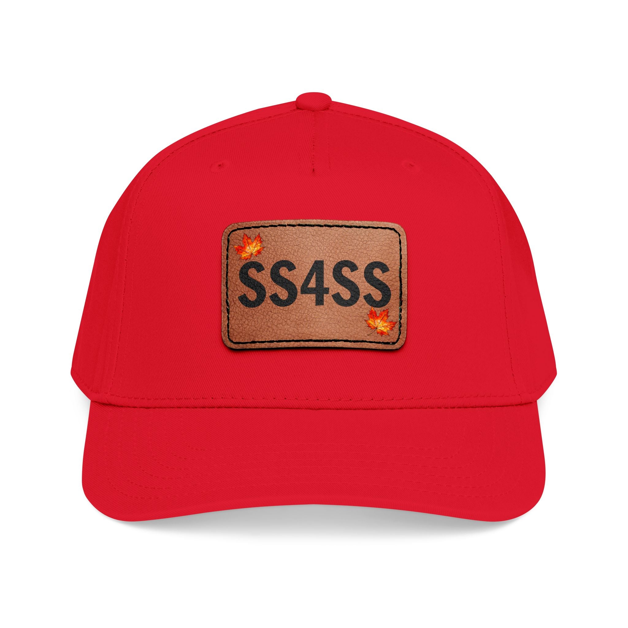Leather Patch Canadian Maple SS4SS Baseball Hat