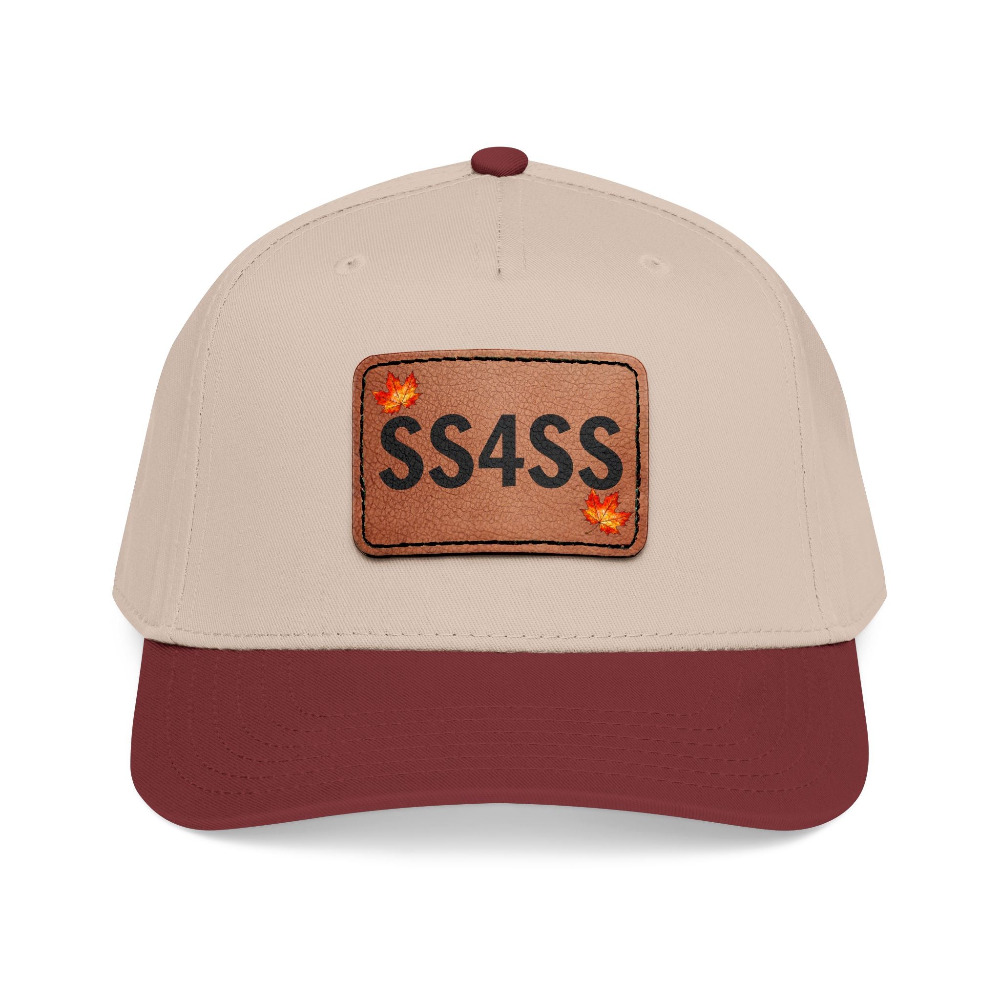 Leather Patch Canadian Maple SS4SS Baseball Hat