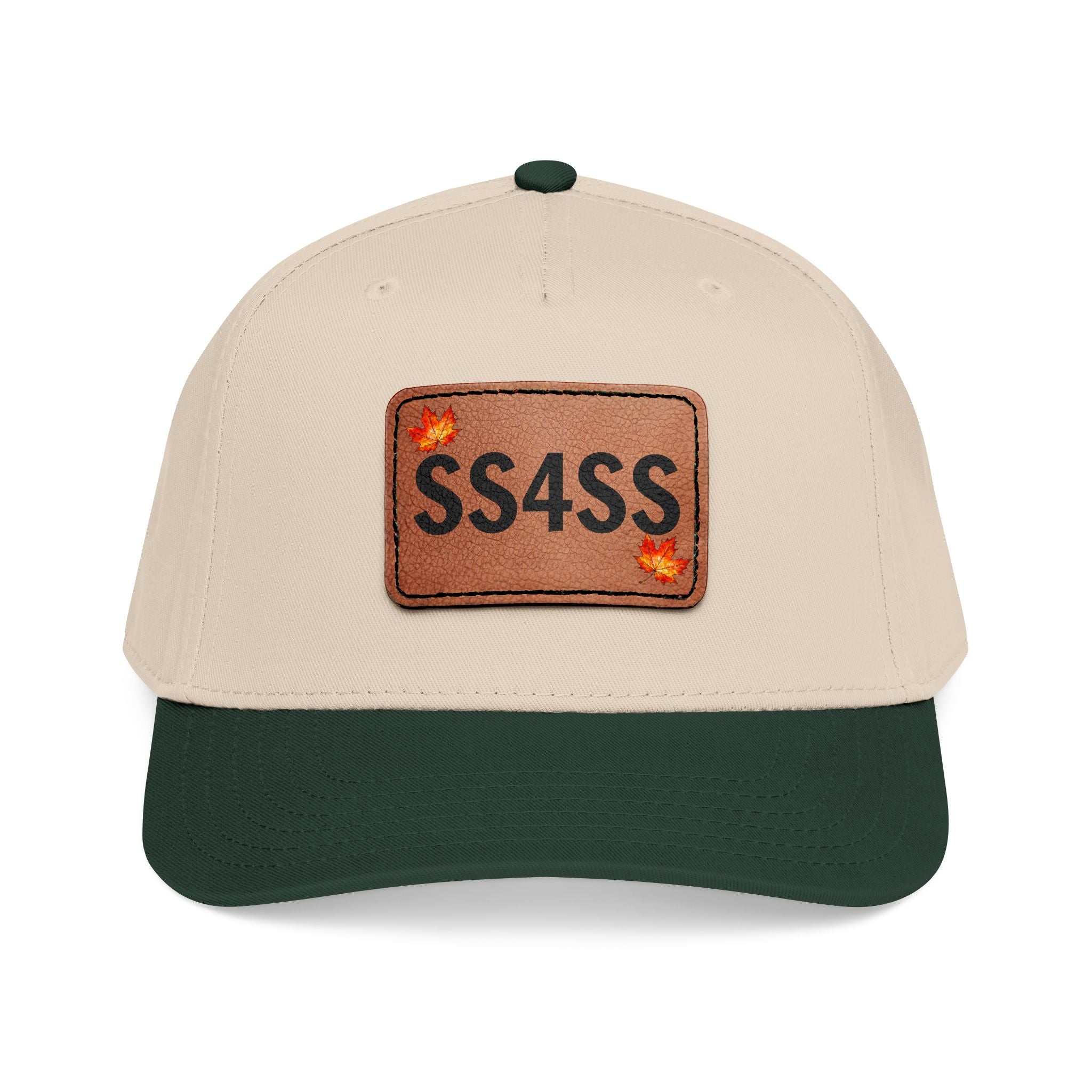 Leather Patch Canadian Maple SS4SS Baseball Hat
